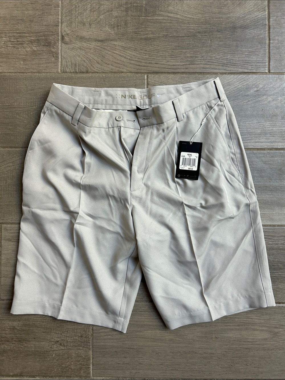 Nike Men's Light Gray Golf Performance Shorts
